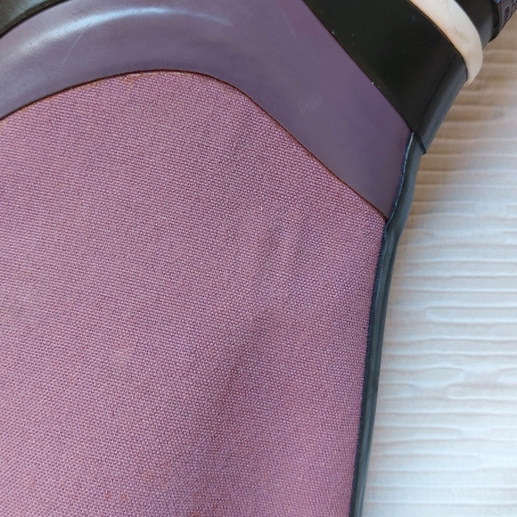 Sorel Black and Purple Tall Rain Boots Size 7 - Picture 8 of 15